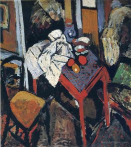 Still life on the red table