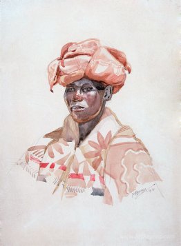 Basoth woman with headdress