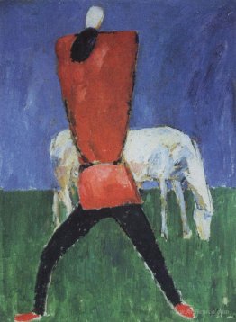 Man with horse