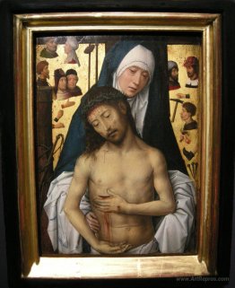 Ecce Homo in the arms of the virgin