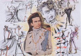 Drawing For "Bacchanale": Ludwig II Of Bavaria