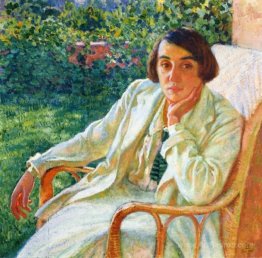 Elizabeth van Rysselberghe in a Cane Chair