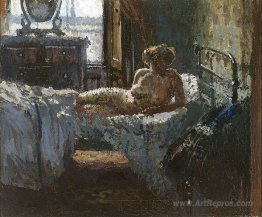 Mornington Crescent nude, contre-jour