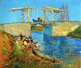 The Langlois Bridge at Arles with Women Washing