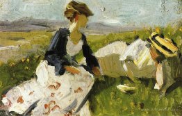 Two Women on the Hillside