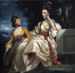 Mrs. Thrale and her Daughter Hester (Queeney)