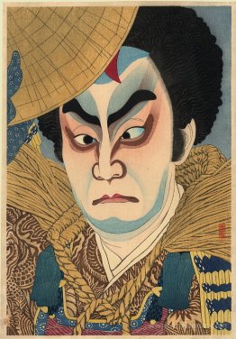 Ichiikawa Chusha in the role of Mitsuhide