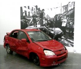 Historic Photographs. Kill the Cars, Camden Town, London