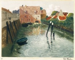 Channel with Watermill