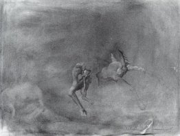 Nude and Horse with Metamorphosis (unfinished)