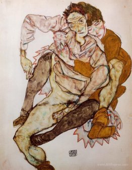 Seated Couple (Egon and Edith Schiele)