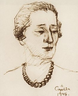 Portrait of Anna Akhmatova