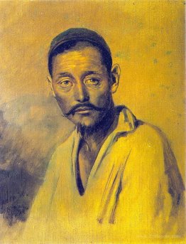 Head of a Kirghiz. Study for 'The Court Pugachev'