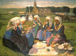 Women of Plougastel at the Pardon of Sainte-Anne-La-Palud