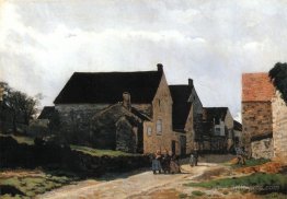 Street of Marlotte (also known as Women Going to the Woods)