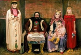 Family of merchant in XVII century