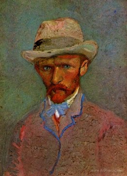 Self-Portrait with Gray Felt Hat