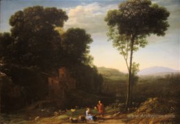 Pastoral Landscape with a Mill