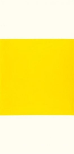 Yellow square on white background