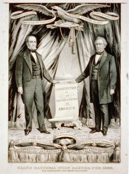 Campaign poster for 1860 U.S. presidential candidate John Bell a