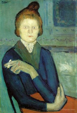 Woman with cigarette