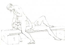 Cunnilingus, or oral sex performed on a woman