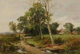 A Worcestershire Lane Scene