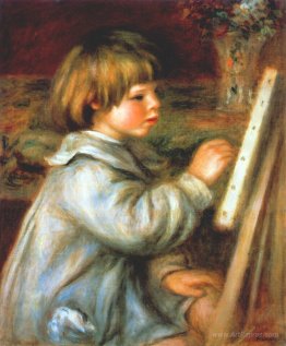 Portrait of Claude Renoir Painting