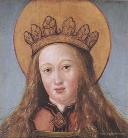 Head of a Female Saint