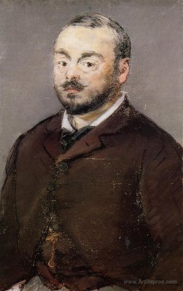 Portrait of composer Emmanual Chabrier