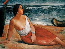 Woman on the beach