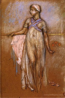 The Greek Slave Girl (or Variations in Violet and Rose)