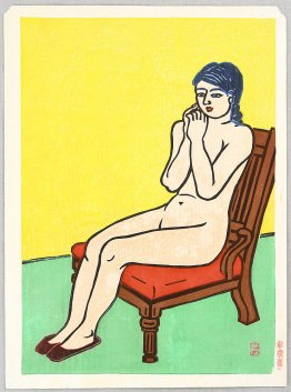 Nude on a Red Chair