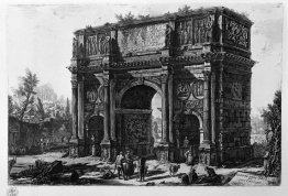 View of the Arch of Constantine