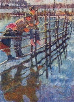 Children on a Fence