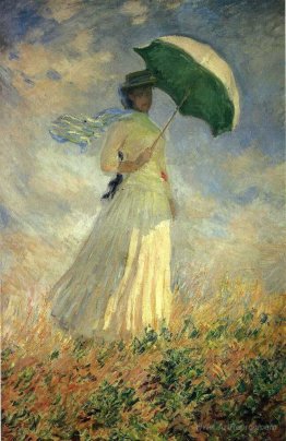 Woman with a Parasol, Facing Right (also known as Study of a Fig