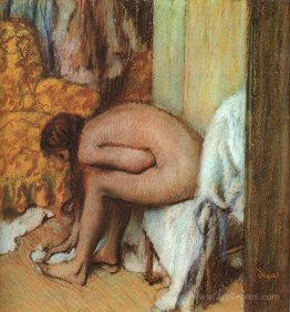 After the Bath (Woman Drying her feet)