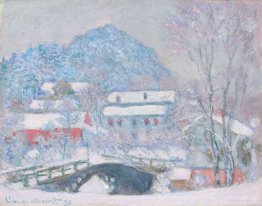 Norway, Sandviken Village in the Snow