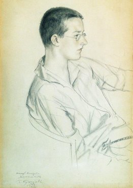 Portrait of composer Dmitri Shostakovich (in adolescence)