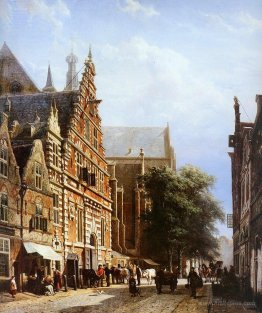 Vleeschhal and Grote Kerk in Haarlem