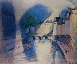 VIEW ALONG THE SEINE, PARIS