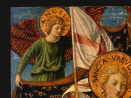 Saint Ursula with Angels and Donor (detail)