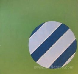 Blue and White Beach Ball