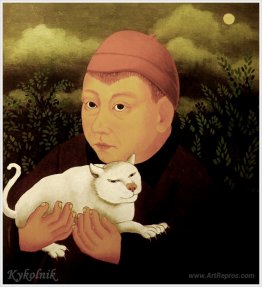 Boy with cat