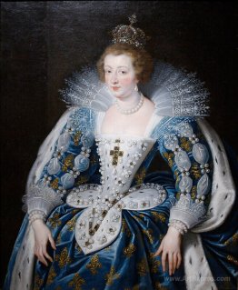 Anna of Austria, queen of France, mother of king Louis XIV