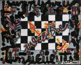 Embroidered chessboard 42