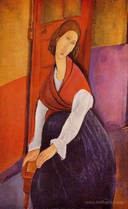 Jeanne Hebuterne in Red Shawl