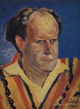 Portrait of film director Sergei Eisenstein