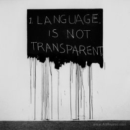 Language Is Not Transparent