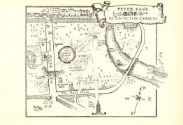 Map of Peter Pan's Kensington Gardens